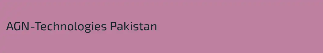 AGN-Technologies Pakistan